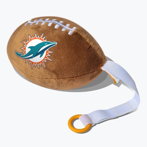 Plush Football Soother Keeper - Dolphins